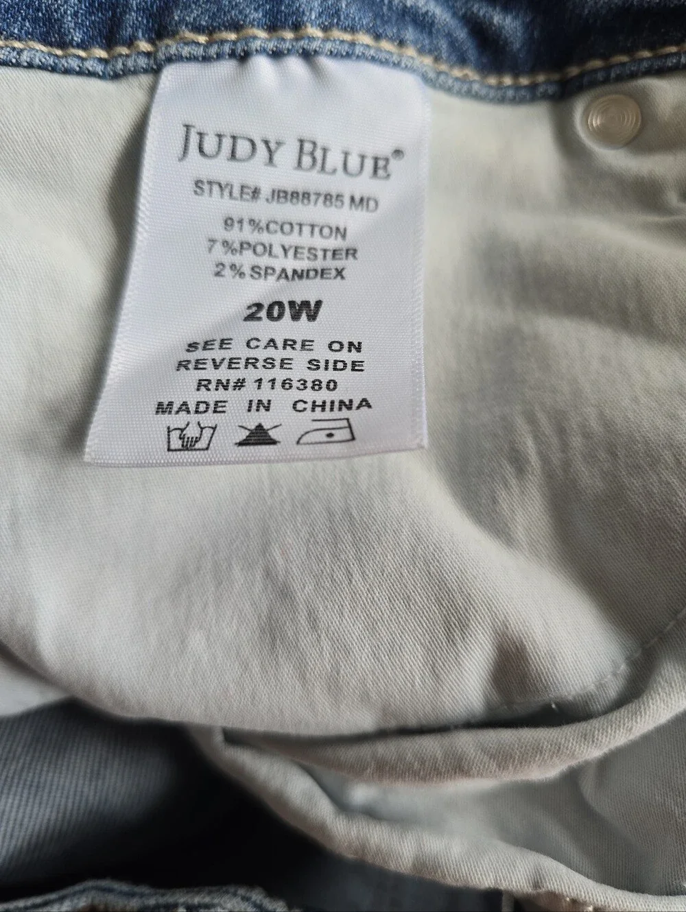 Judy Blue 12 rise